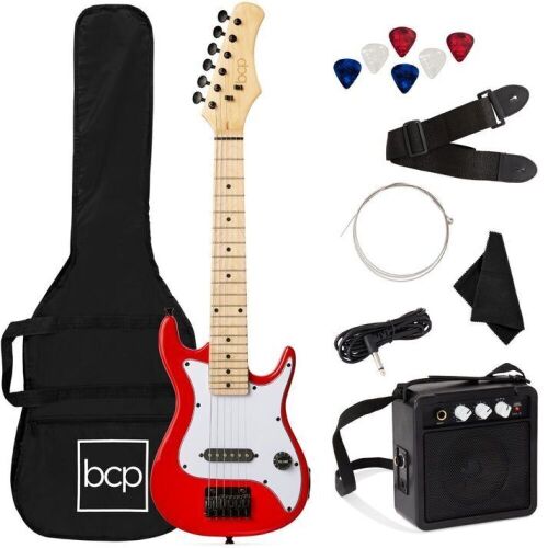 Kids Electric Guitar Beginner Starter Kit w/ 5W Amplifier - 30 in - Lot 871