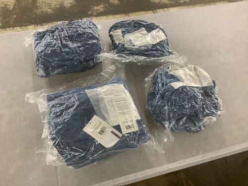 Lot of (4) Full Length Zip Up Robe, L/XL  - Lot 579