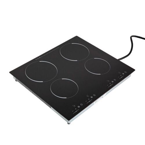 23" 4 Burner Electric Ceramic Built-in Cooktop, 110V 3000W, No Plug  - Lot 50