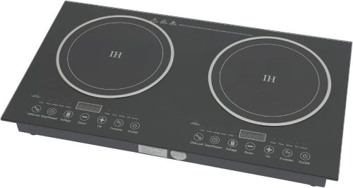Countertop Double Induction Cooktop with LED Touch Screen - Lot 97