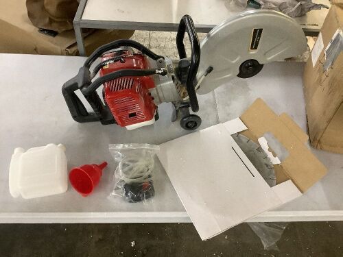 Gas Powered Concrete Saw - Has Compression - Lot 98
