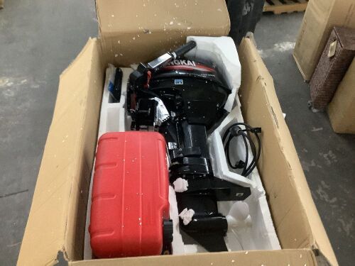 Hangkai 2 Stroke 12HP Outboard Motor  - Lot 35