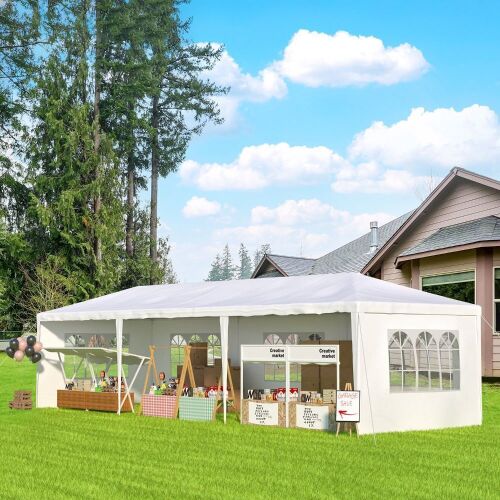10x30ft Canopy Tent with Removable Sidewalls - Lot 102