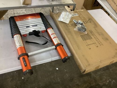 LuisLadders Telescopic Extension Ladder  - Lot 505