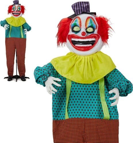 VINGLI 6FT Halloween Clown Animatronic - Lot 613