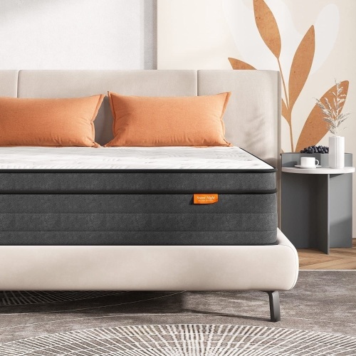 Sweetnight Full Size 12 Inch Plush Pillow Top Hybrid Mattress - Lot 17