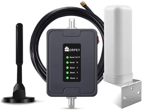 5 Band Cell Phone Signal Booster GSM 3G 4G LTE Signal Repeater Cellular Amplifier for RV, Motorhome,Truck, Small Cabin Vehicle  - Lot 60