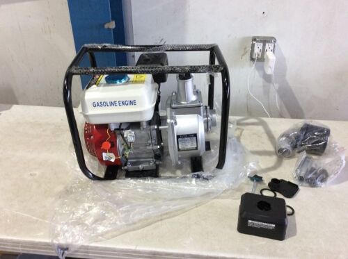 6.5HP Gas Power 158GPM Semi-Trash Water Pump High Pressure Garden Irrigation - Some Damage, See Pics - Lot 91