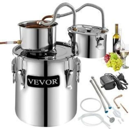 VEVOR 3pot 9.6 Gallon 38l Diy Distiller Kit - Lot 93