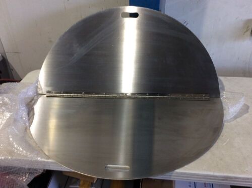 40" Stainless Steel Lid - Hinge is Damaged - Lot 252