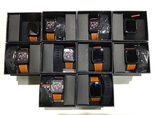 Lot of (10) Smart Watches, 1 Missing TPU Strap  - Lot 264