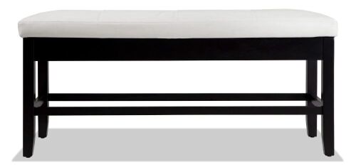 Montibello 52'' White Counter Storage Bench - Lot 266