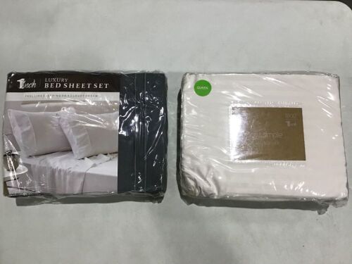 Lot of (2) Queen Size Sheet Sets  - Lot 283