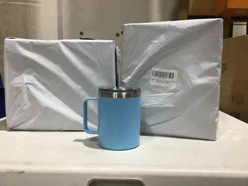 Lot of (2) 8 Pack Stainless Steel Coffee Mugs - Lot 308