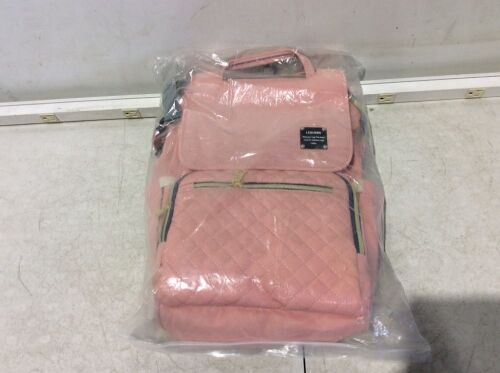Diaper Bag with USB Charging Port, Stroller Straps & Changing Mat  - Lot 318