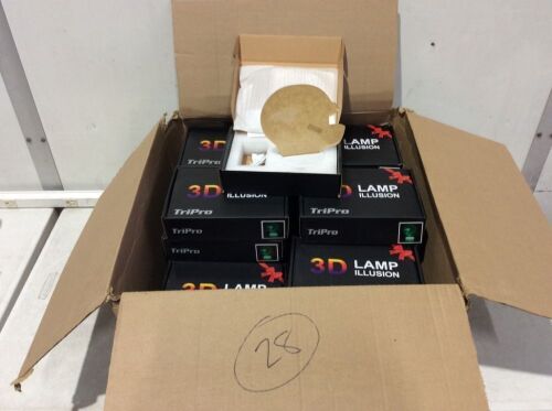 Lot of (28) Carolina Panthers 3D Illusion Lamps - Lot 349