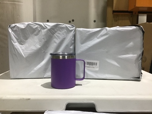 Lot of (2) 8 Pack Stainless Steel Coffee Mugs  - Lot 367