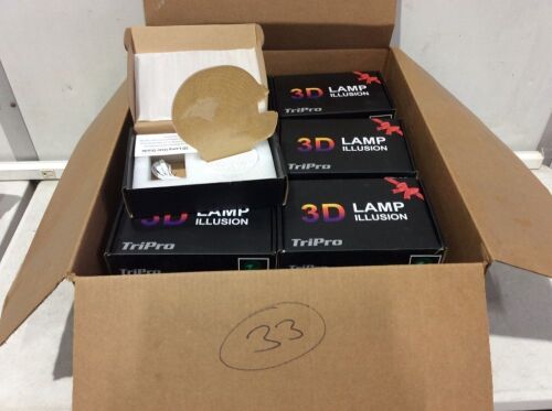 Lot of (33) Carolina Panthers 3D Illusion Lamps - Lot 368