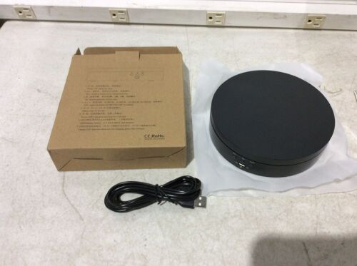 Lot of (13) 5.5" Display Turntables, Black  - Lot 371