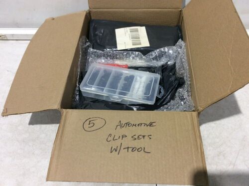 Lot of (5) Automotive Clip Sets w/ Tool  - Lot 403