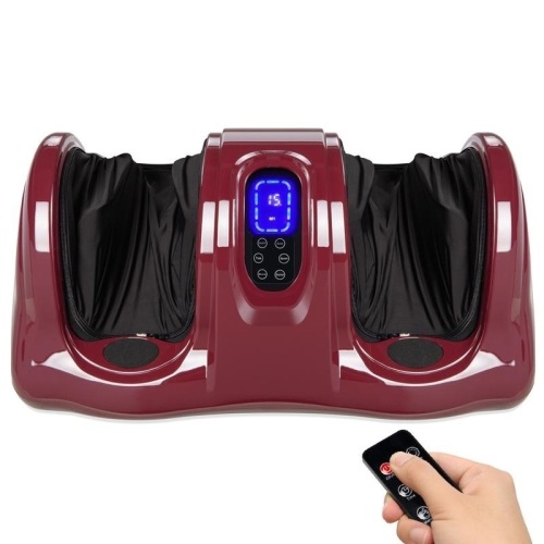 Therapeutic Foot Massager w/ High Intensity Rollers, Remote, 3 Modes  - Lot 424