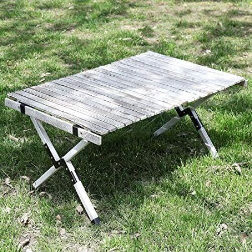 ZHONGLU CRAFTS Folding Roll Up Picnic Table in a Bag  - Lot 517