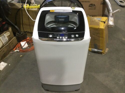 Black + Decker 0.9 cu ft Compact Washer - Lot 524