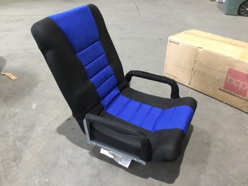 Gaming Floor Chair w/ 360-Degree Swivel, Armrest, Adjustable Backrest  - Lot 553