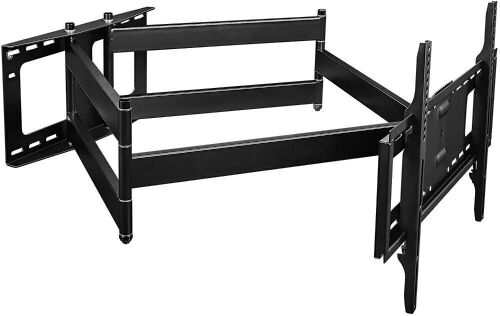 FORGING MOUNT Dual Articulating Arm Full Motion Wall Mount TV Bracket with 43 inch Extension, Fits 42-90 Inch Flat/Curve TVs, Holds up to 132 lbs - Lot 575