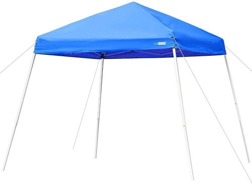 VIVOHOME Slant Leg Outdoor Easy Pop Up Canopy Party Tent, 8 x 8 Feet - Lot 580