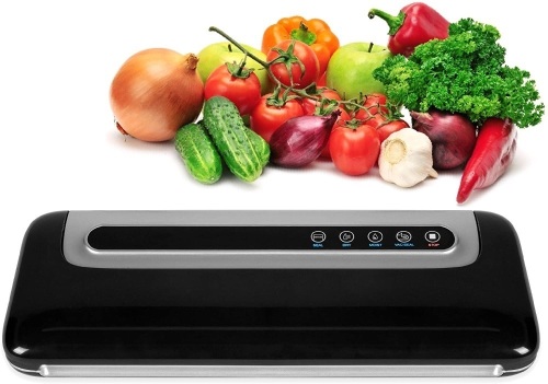 120W 50kPa Electric Food Vacuum Sealer Preserver Kit w/ Dry & Moist Sealing - Lot 622