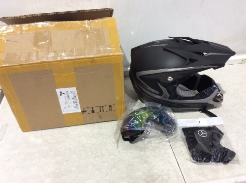 Motorcross Helmet, Goggles & Gaiter  - Lot 661