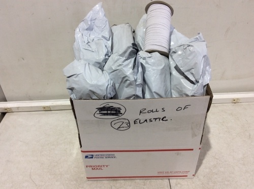 Lot of (23) Rolls of Elastic Cord  - Lot 695