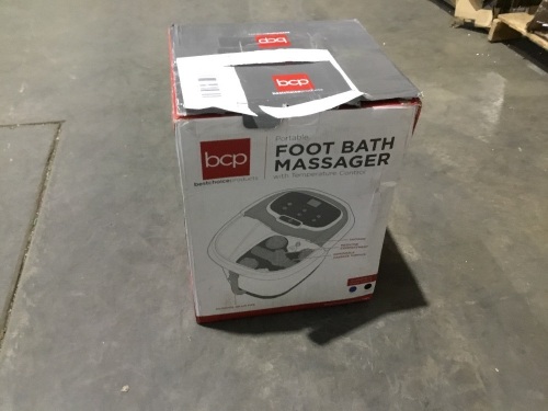 Portable Foot Bath Massager with Temperature Control - Lot 767
