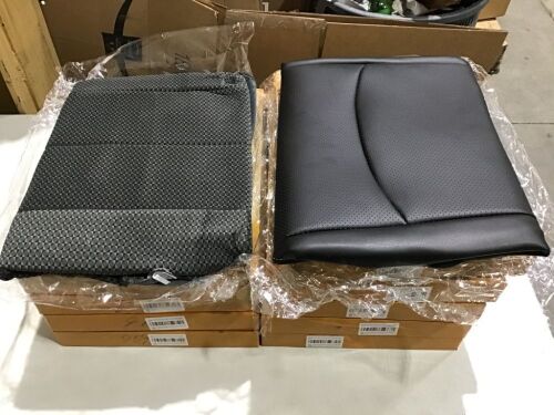 Lot of (5) Faux Leather & (4) Cloth Seat Covers, Unknown Fit - Lot 779
