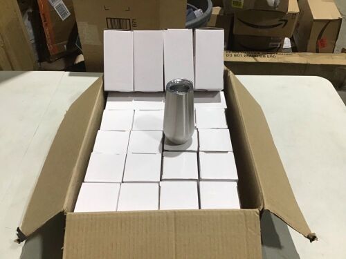 Case of (24) Stainless Steel Wine Tumblers - Lot 799