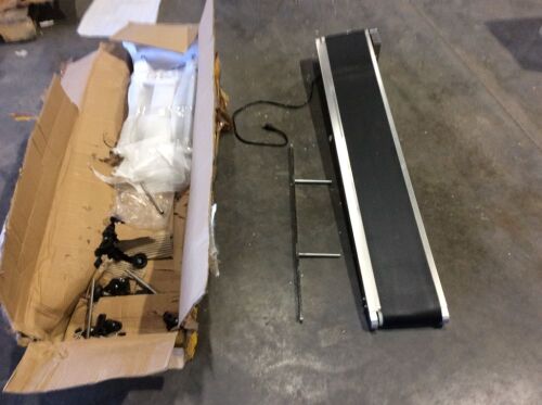 110V Rubber Conveyor Belt 59" x 7.8" - Unknown if Complete  - Lot 873