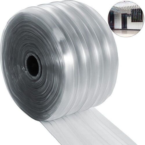 VEVOR Plastic Vinyl Door Curtain Strips 148' L x 7.8" W 0.06 inch Thickness for Warehouse Doors - Lot 912