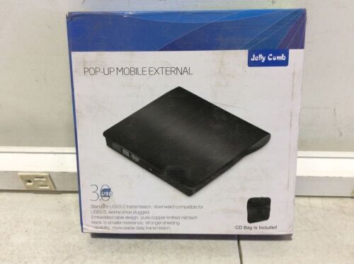 Jelly Comb Pop-Up External CD DVD Drive  - Lot 921