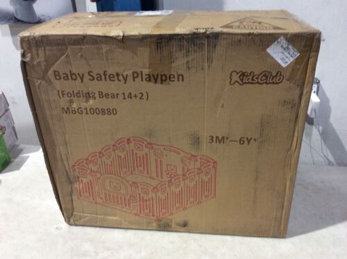 KidsClub Baby Safety Playpen 16 Panel  - Lot 922
