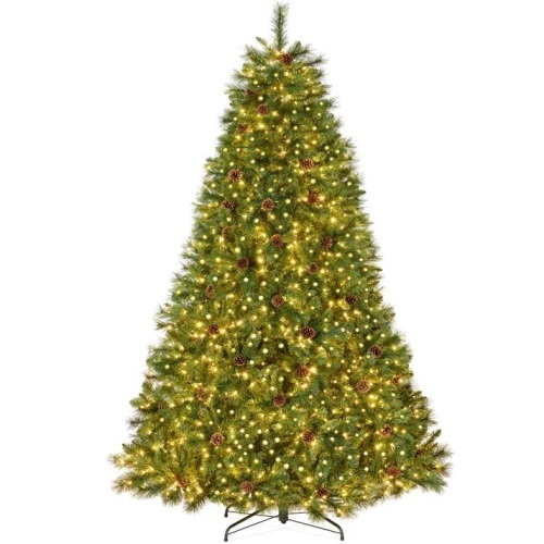 Pre-Lit Artificial Scotch Pine Christmas Tree w/ Metal Stand 6ft - Lot 40