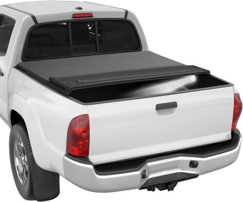 Soft Quad-Fold Tonneau Cover for 2016-2023 Toyota Tacoma 6' Bed  - Lot 261