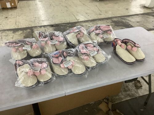 Lot of (8) Women's Bootie Slippers - Lot 278