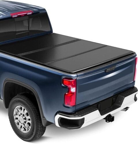 Hard Tri-Fold Truck Bed Tonneau Cover for 2016-2017 Toyota Tacoma Fleetside 5ft Bed  - Lot 297