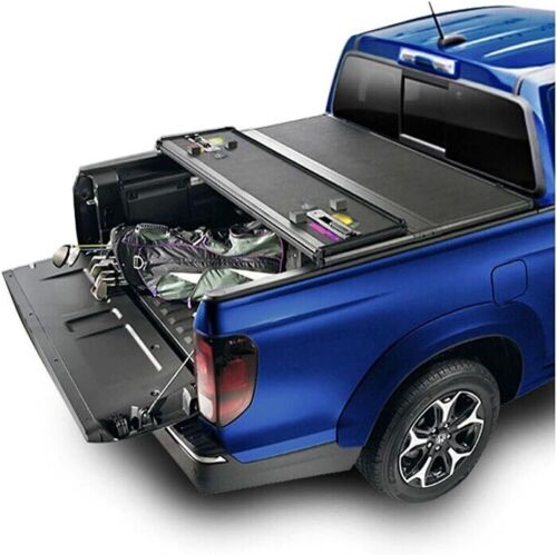 Hard Tri-Fold Tonneau Cover for 2016-2023 Toyota Tacoma 5Ft Bed - Lot 379