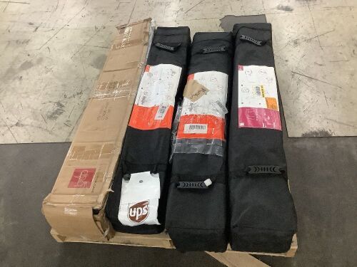 Lot of (4) Pop Up Canopies - Uninspected - Lot 461