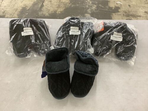 Lot of (4) Women's Bootie Slippers, Small 5-6 - Lot 470