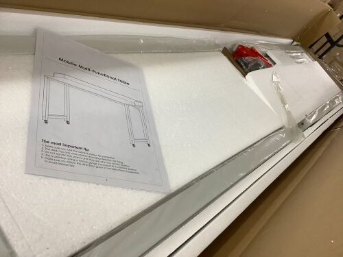 Mobile Multi-Functional Table  - Lot 597