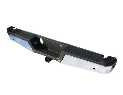 Chrome Rear Bumper for 2015-2019 Ford F150 w/ Heavy Duty Tow & Sensor Hole - Lot 675