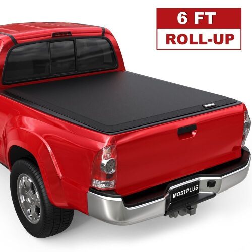 Soft Roll Up Tonneau Cover for 2005-2015 Toyota Tacoma 6' Bed  - Lot 687